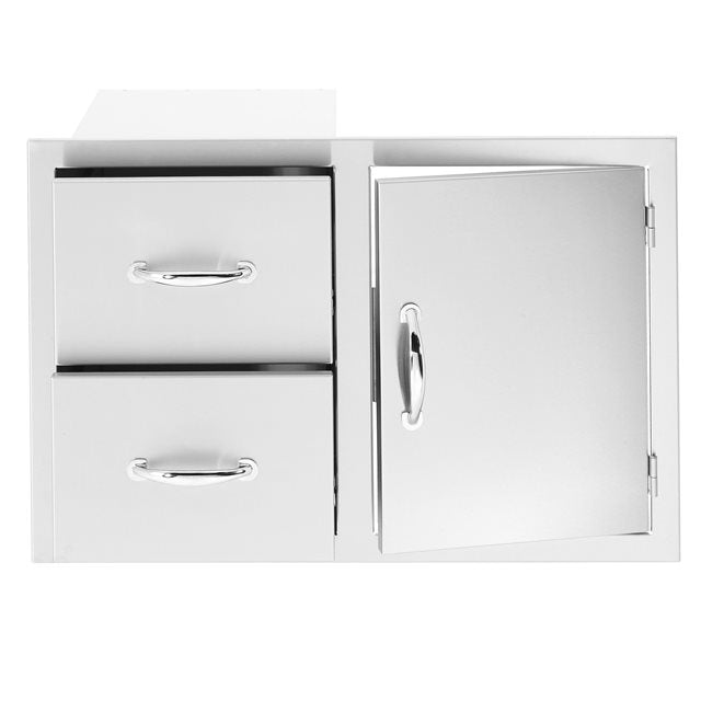 TrueFlame 36-Inch 2-Drawer & Access Door Combo (TF-DC2-36)