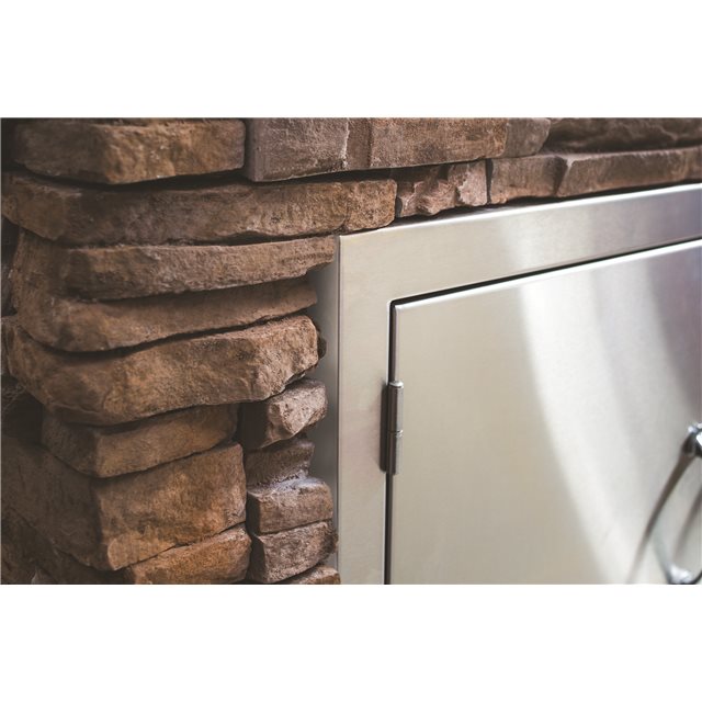 TrueFlame 45-Inch Masonry Double Access Door (TF-DD-45M)