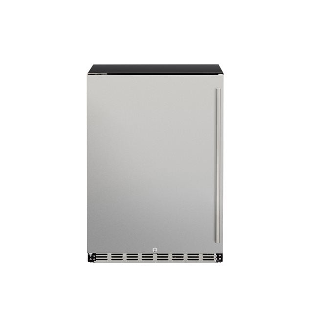 TrueFlame 24-Inch 5.3 Cu. Ft. Outdoor Rated Refrigerator (AMD-RFR-24S-A/24S-AR)