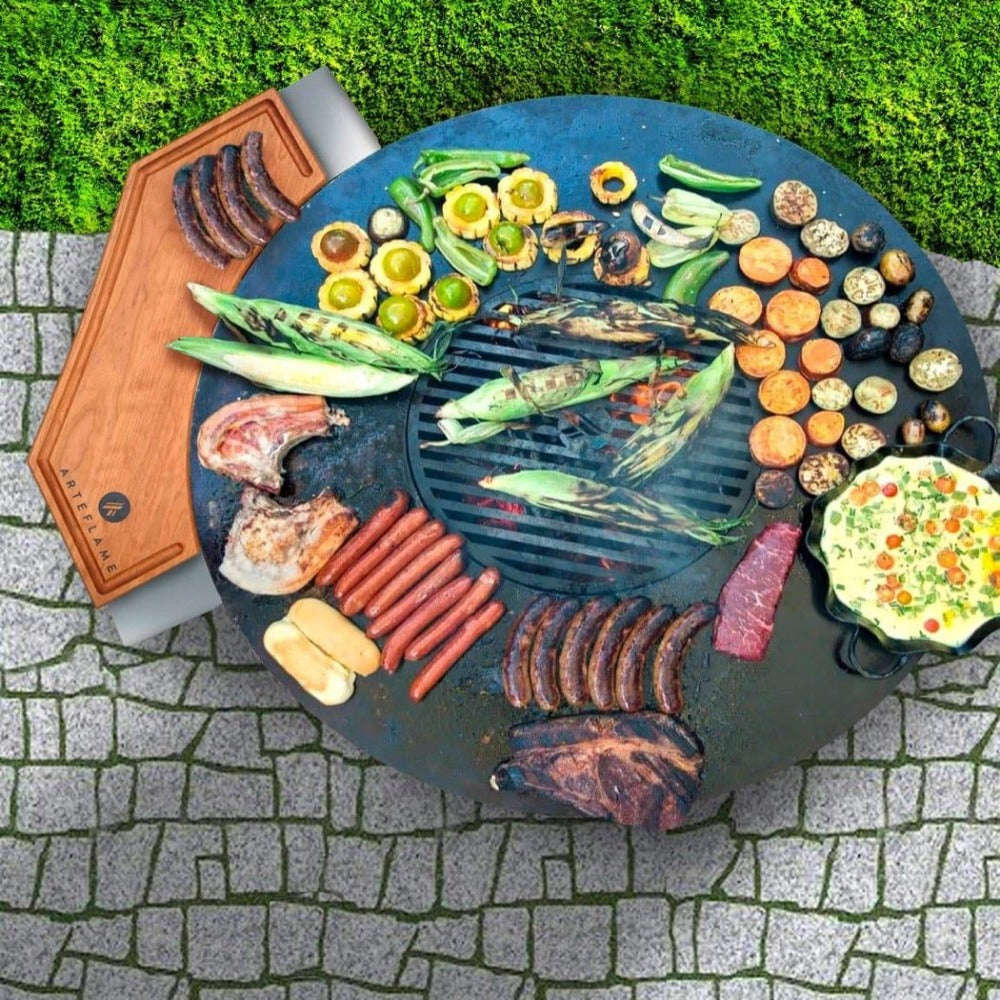 Arteflame Cherry Wood Cutting Board, Fits Optional Side Table