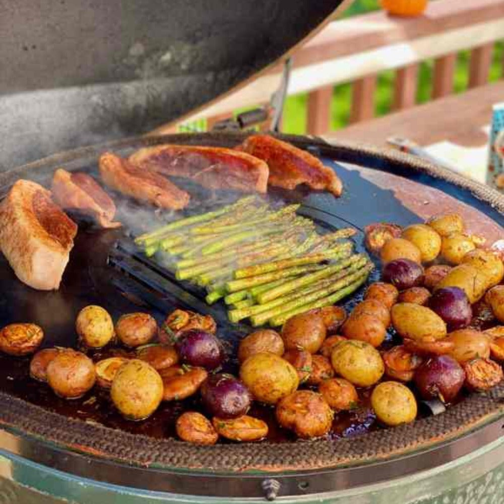 Arteflame Kamado Style Grill Griddle Combination Inserts