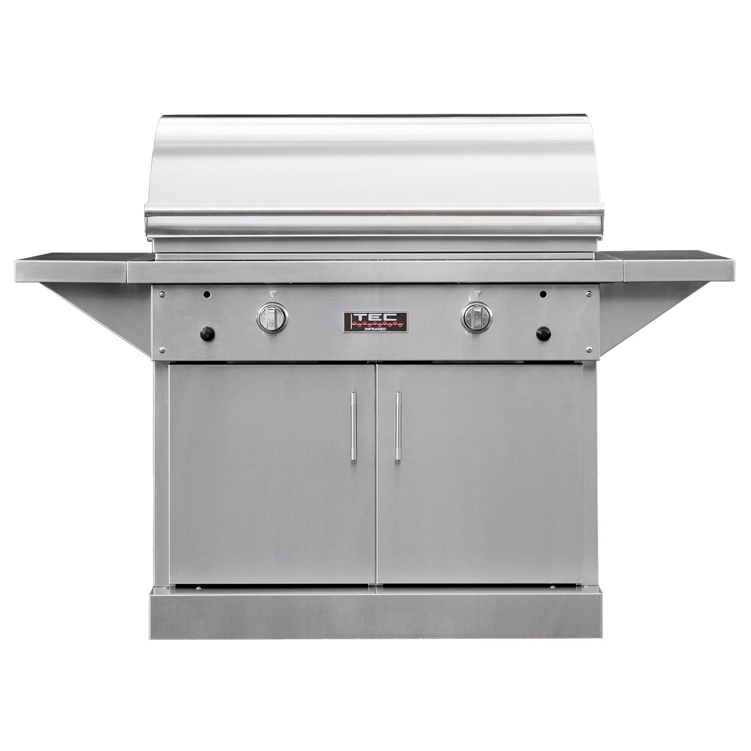 TEC Sterling Patio 2FR 44-Inch Infrared Gas Grill On Stainless Steel Cabinet